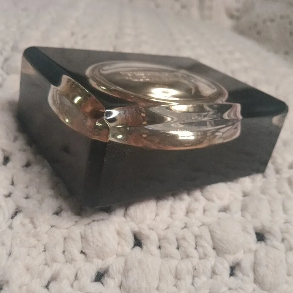 Vintage Designer MONET TM New York London‎ Paris Clear Desk Paper Weight RARE